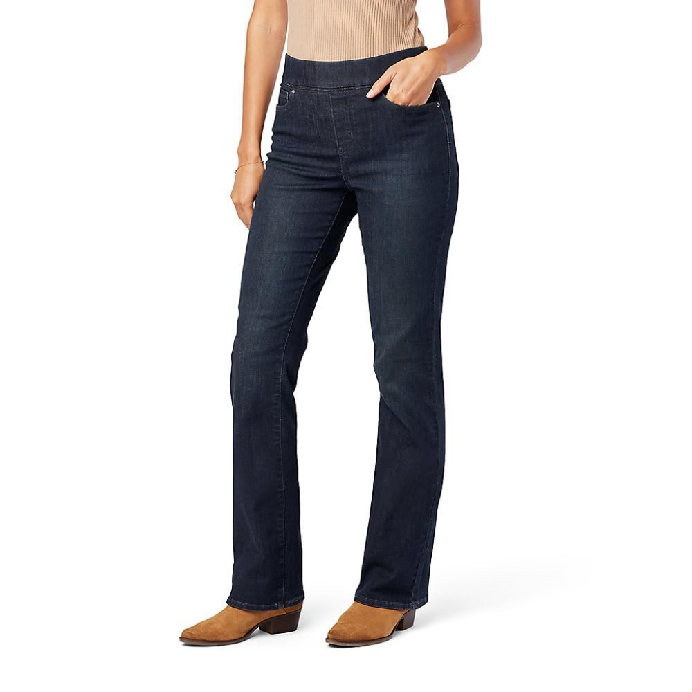Levi's Signature Gold Totally Shaping Pull-on Boot Cut Jeans - Deep Indigo 29/30